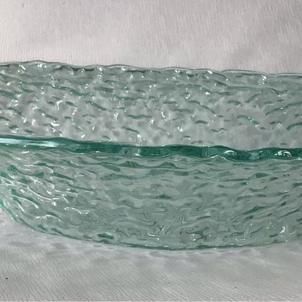 Textured Glass Bowl